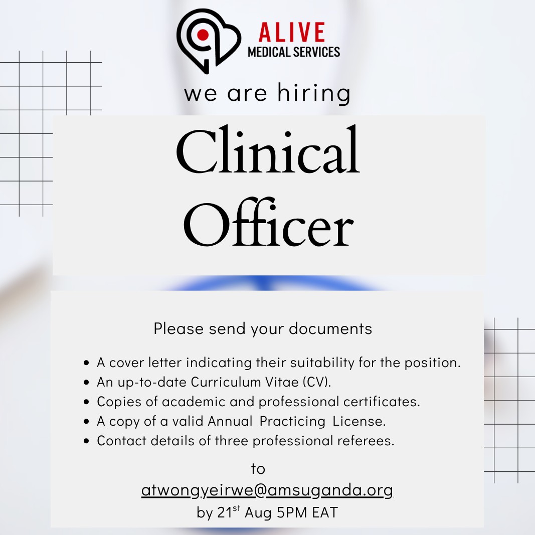 Clinical Officer at Alive Medical Services (AMS)