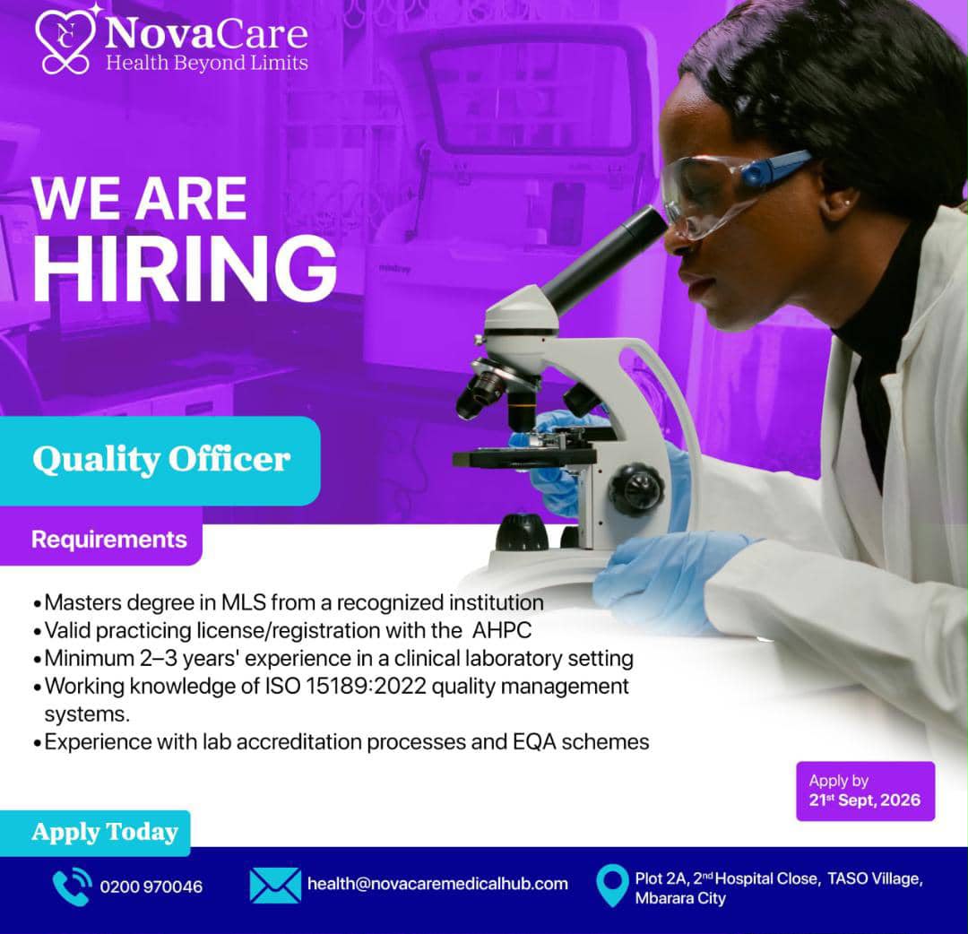 Quality Officer at NovaCare Medical Hub