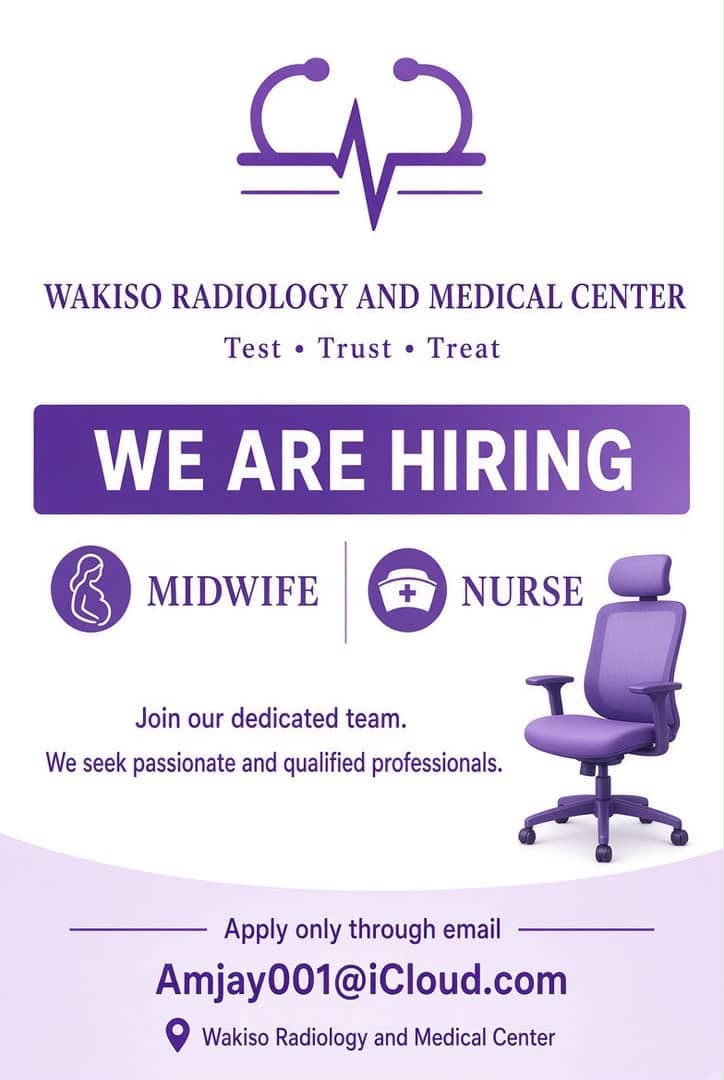 Midwife and Nurse - Wakiso Radiology and Medical Center at Wakiso Radiology and Medical Center
